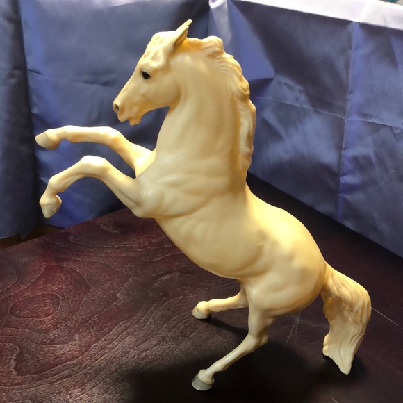Rearing Breyer Horse Stallion White Vintage Traditional Size Vintage - Picture 1 of 8